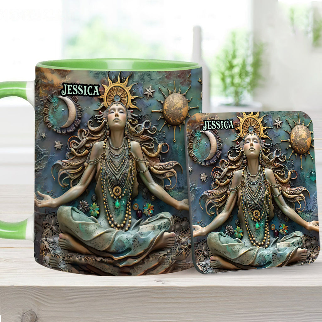 Verliere den Verstand, finde deine Seele – Personalisierter Yoga-Becher