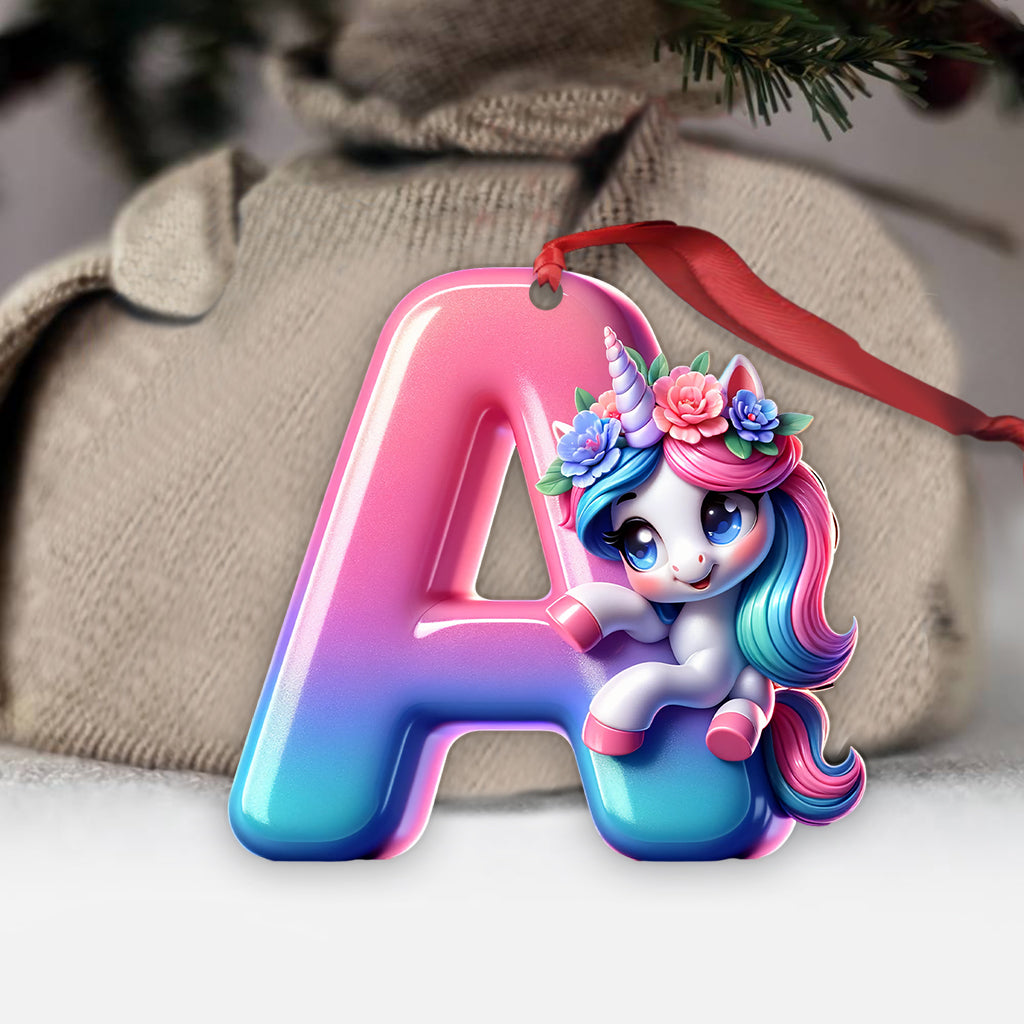 Niedlicher Einhorn-Brief – personalisierter Kinderschmuck