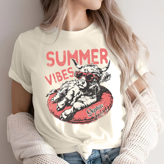 Summer Vibes - Personalized T-shirt And Hoodie