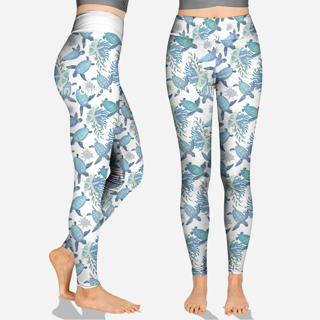 Liebe Schildkröten – Personalisiertes Tanktop und Leggings mit Schildkrötenkreuz