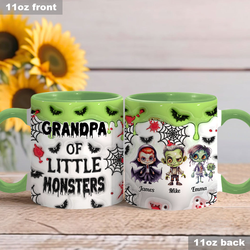 Opa der kleinen Monster – Personalisierte Tasse mit Opa-Akzent