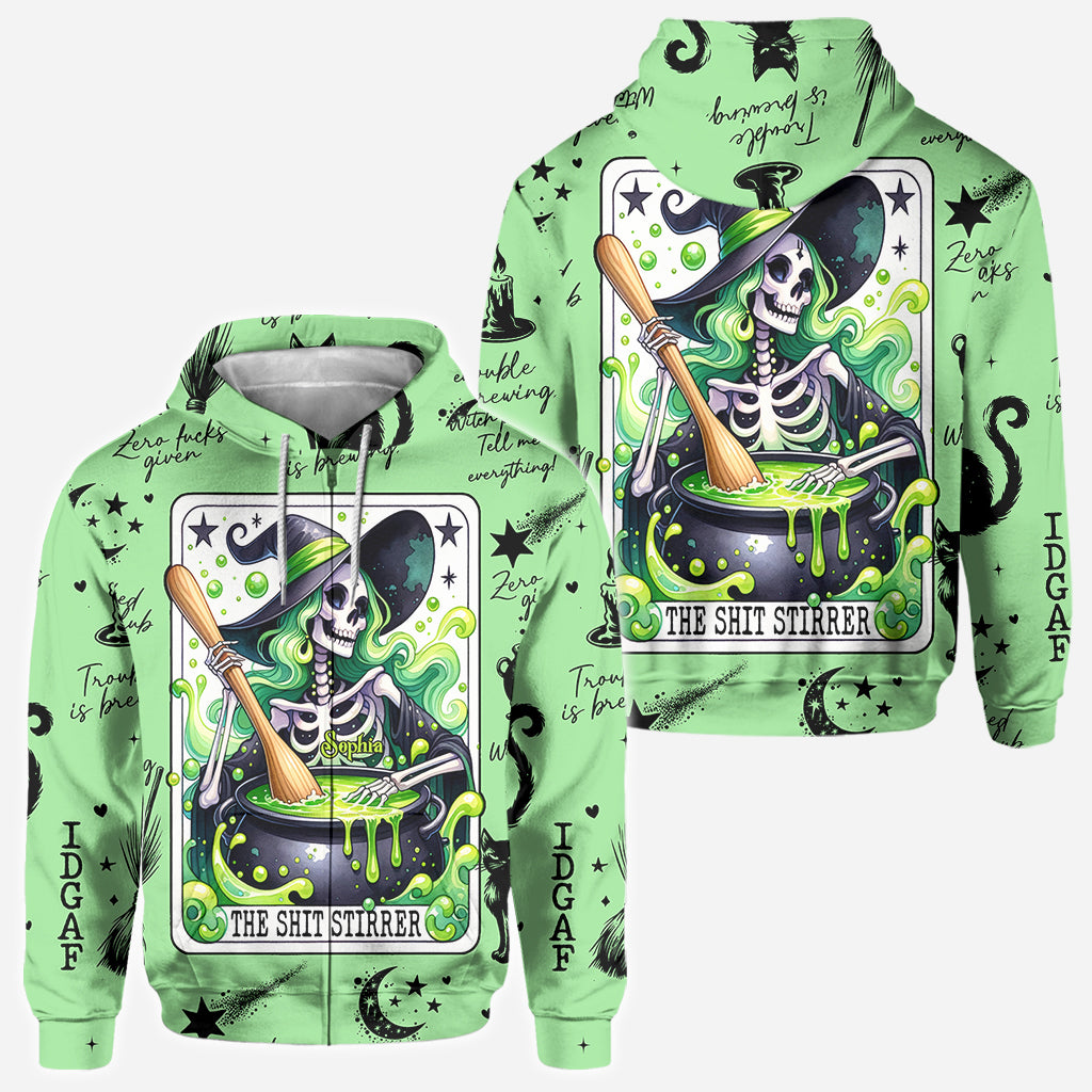 Der Unruhestifter – Personalisiertes Hexen-Shirt