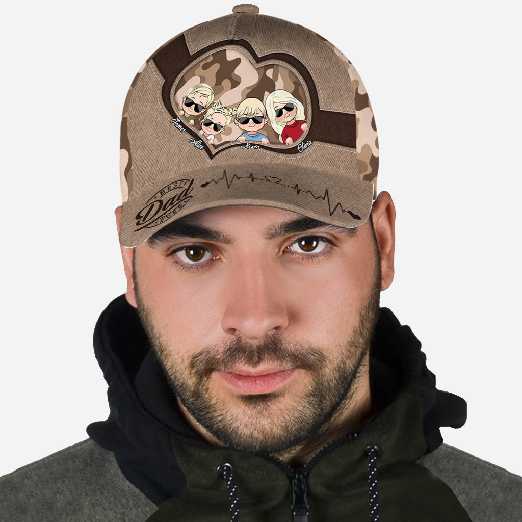 Bester Papa/Mama/Oma/Opa/Onkel... aller Zeiten – Personalisierte klassische Vaterkappe