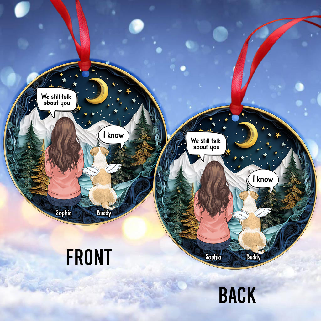 Miss You Always - Personalized Dog Ornament