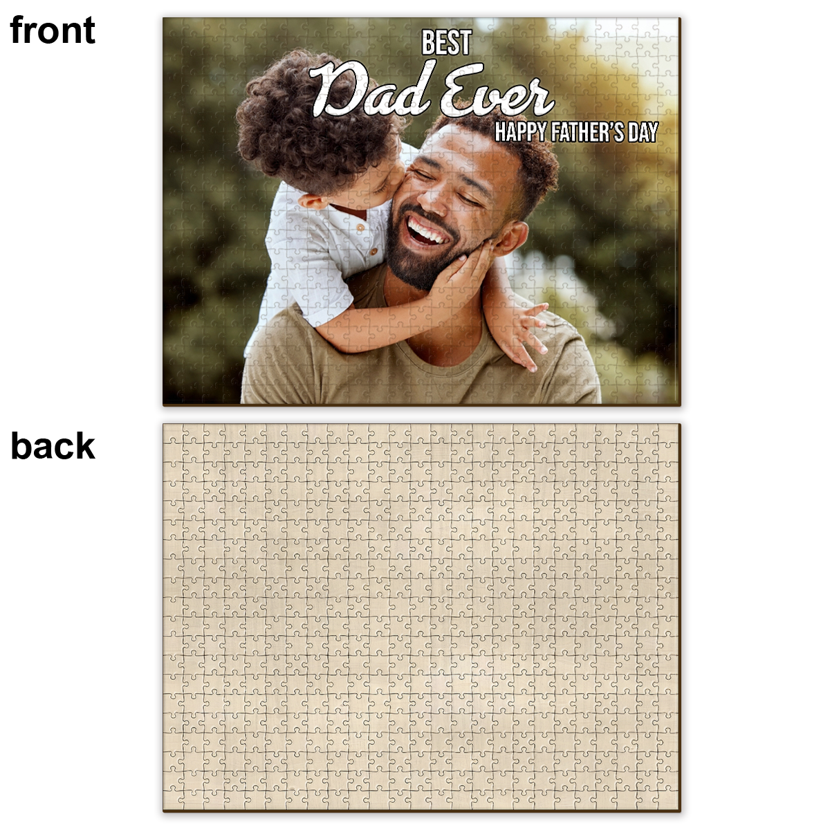 Bester Papa aller Zeiten! Alles Gute zum Vatertag! - Personalisiertes Vater-Puzzle