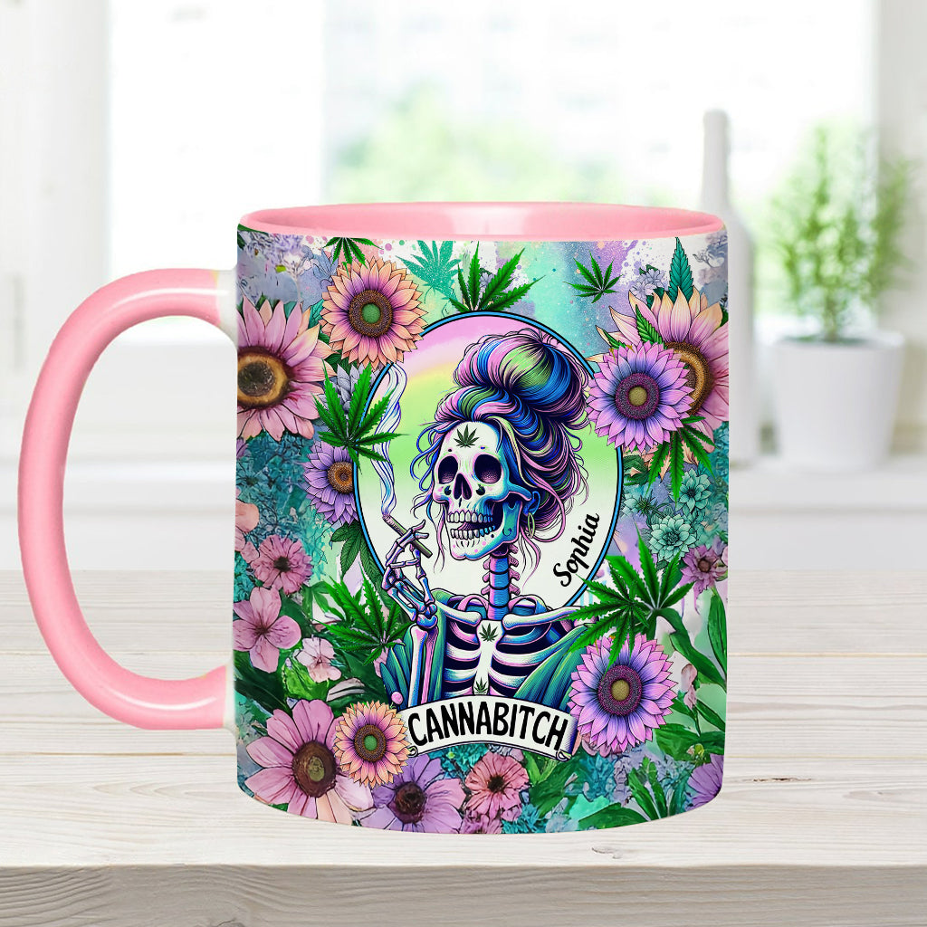 Cannabitch - Personalized Weed Accent Mug