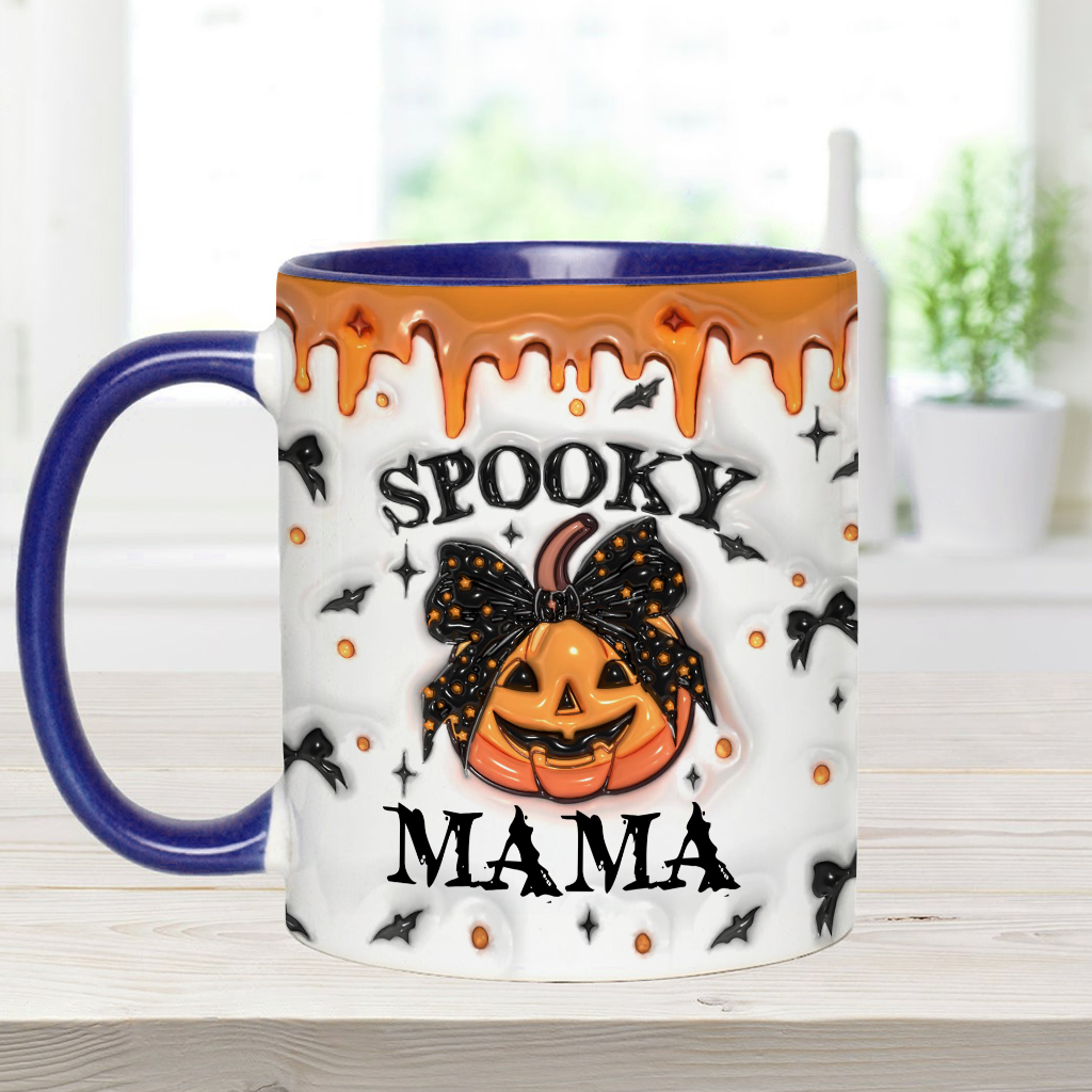 Gruselige Mama Oma Nana - Geschenk für Mama - Personalisierte Tasse mit Akzent