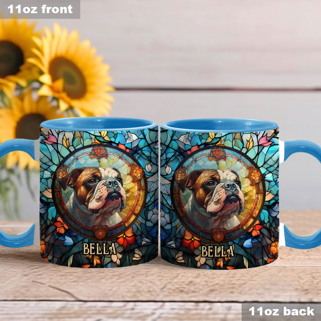 Love My Dog - Personalized Dog Accent Mug