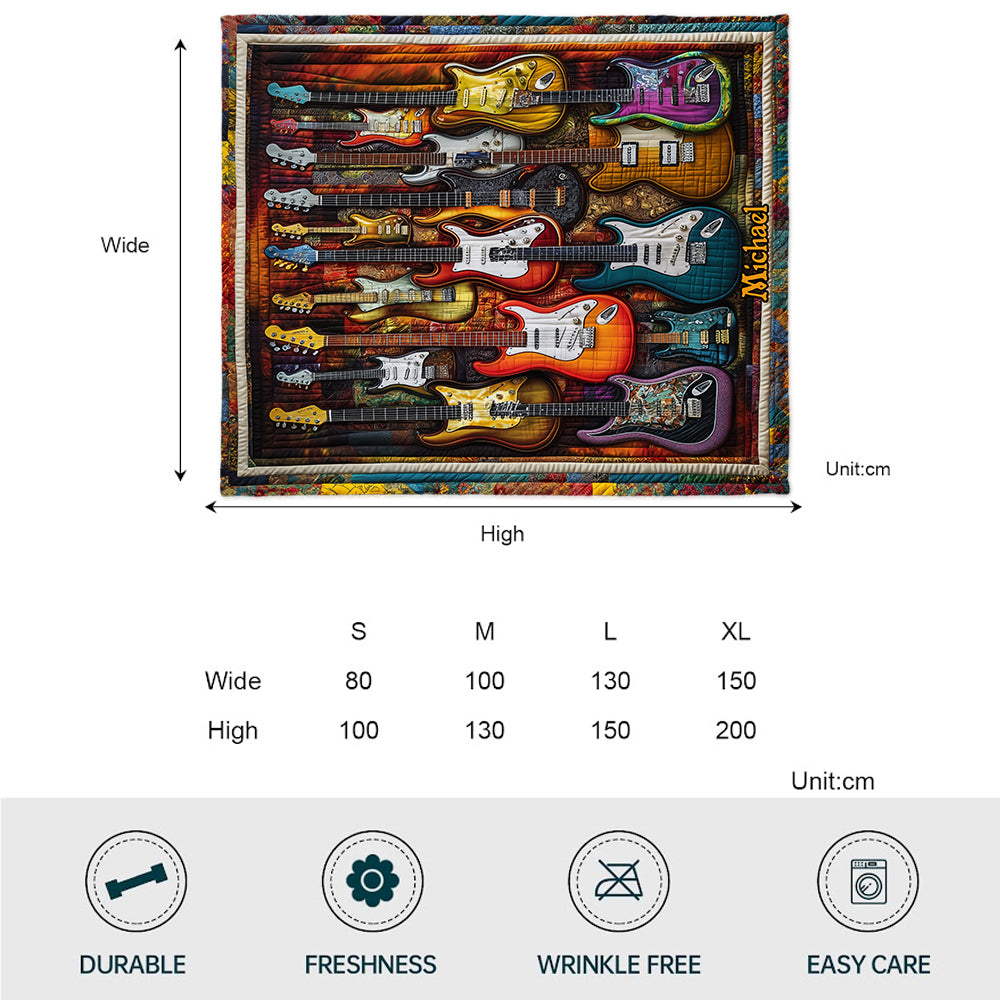 Wunderschöne Gitarren – personalisierte Gitarrendecke