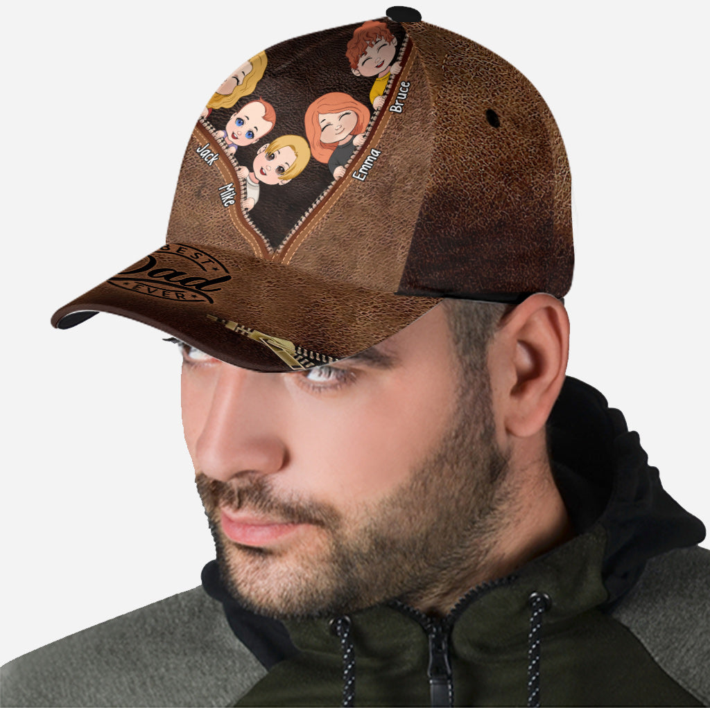Bester Papa aller Zeiten – Personalisierte klassische Vaterkappe