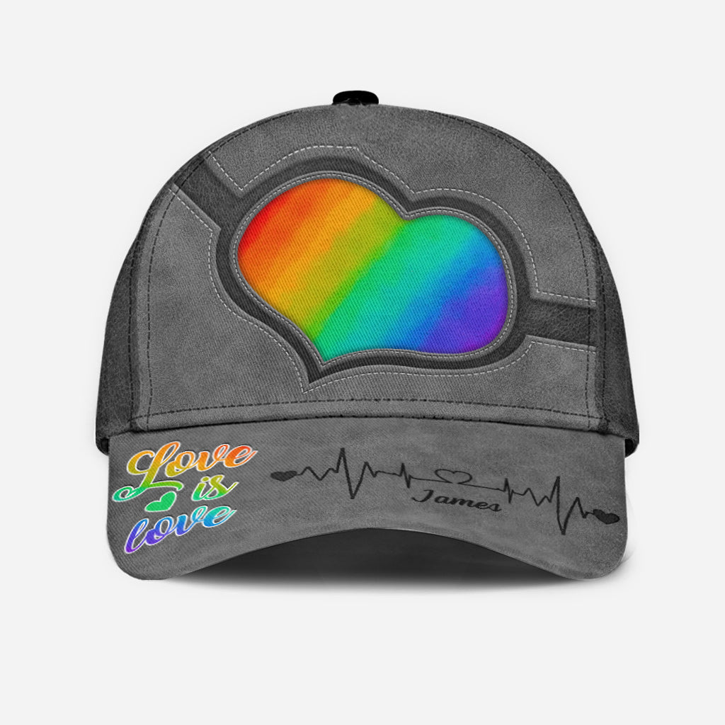Liebe ist Liebe – Personalisierte klassische LGBT-Unterstützungskappe