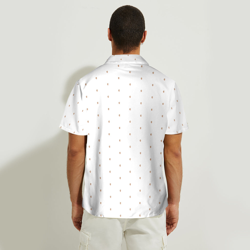 Individuell gestaltetes Hawaiihemd mit Gesichtern - Personalisiertes Hawaiihemd für Väter