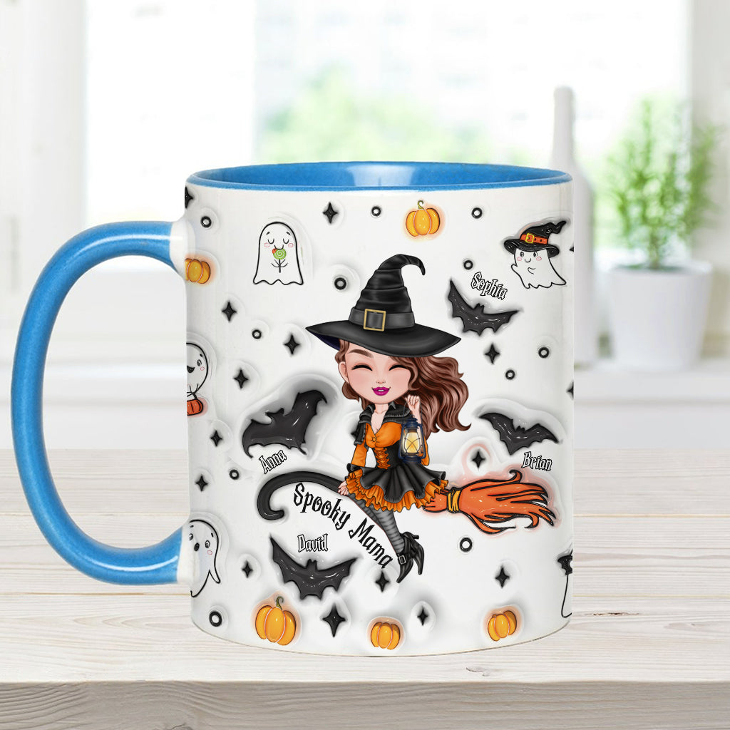 Gruselige Mama - Personalisierte Tasse mit Muttermotiv