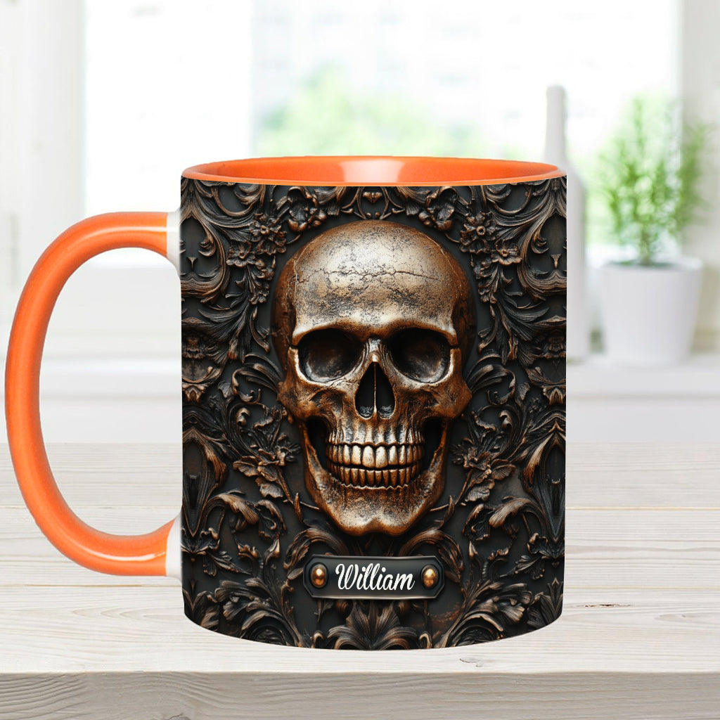 Skull Lover - Personalized Skull Accent Mug