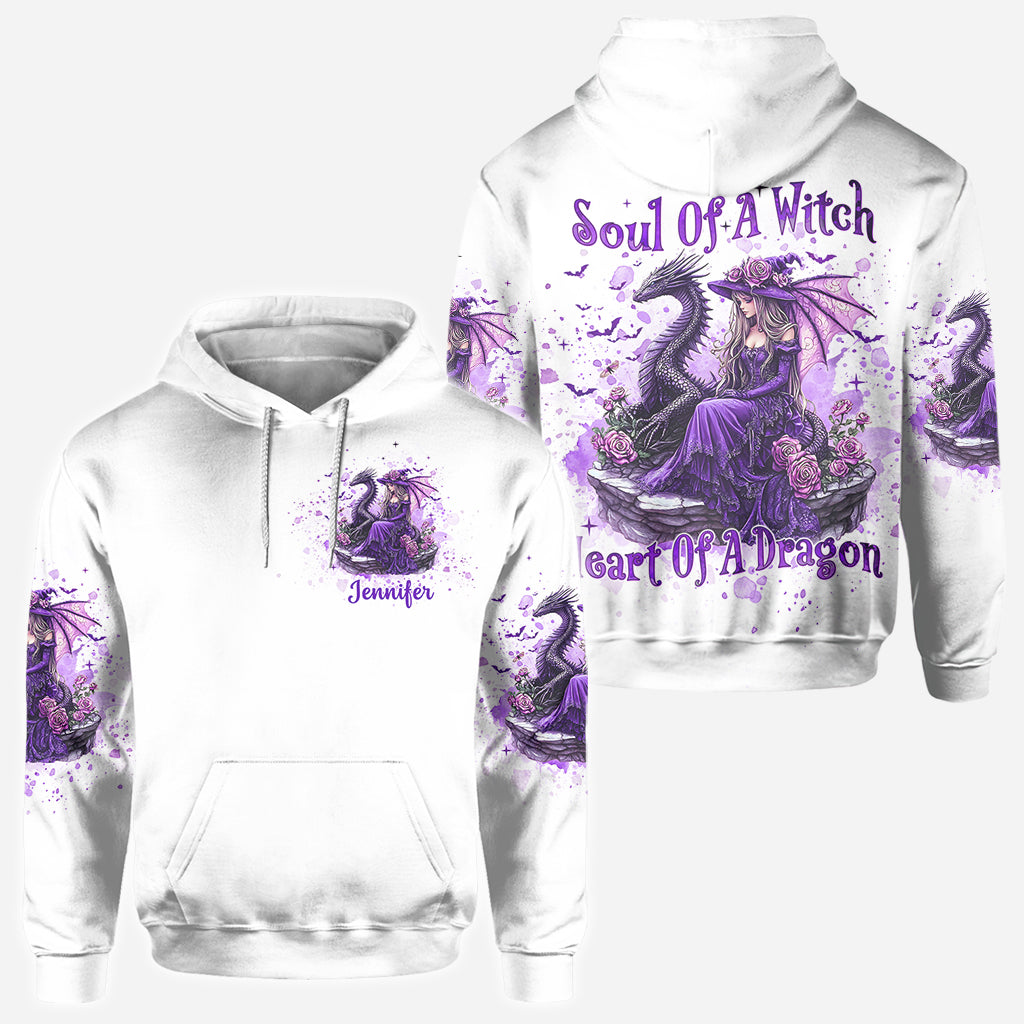 Seele einer Hexe, Herz eines Drachen – Personalisiertes Hexen-Shirt