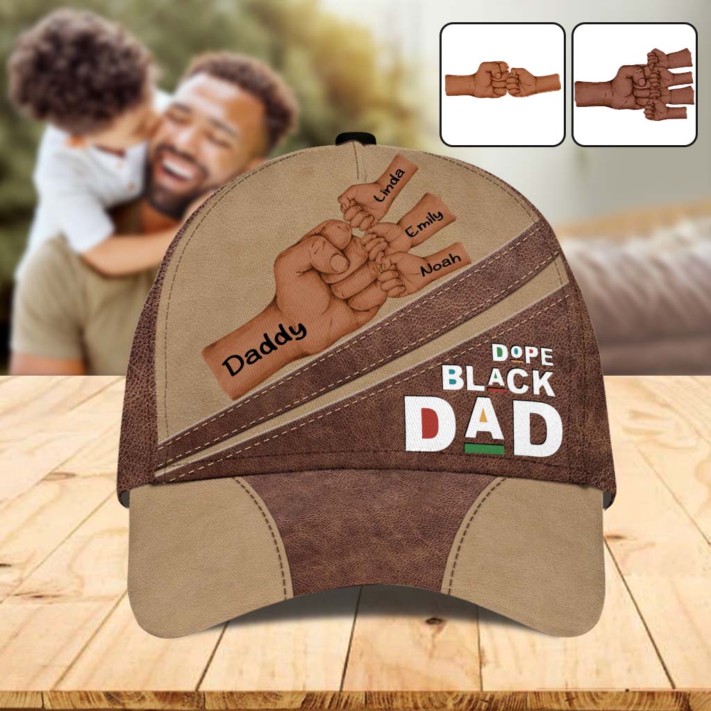 Coolster Papa – Personalisierte klassische Kappe für Afroamerikaner