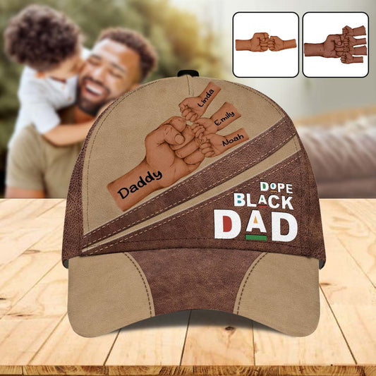 Coolster Papa – Personalisierte klassische Kappe für Afroamerikaner