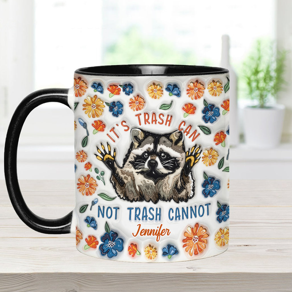 Lustiger Motivationsbecher mit Waschbär-Motiv – personalisierte Tasse mit Waschbär-Akzent