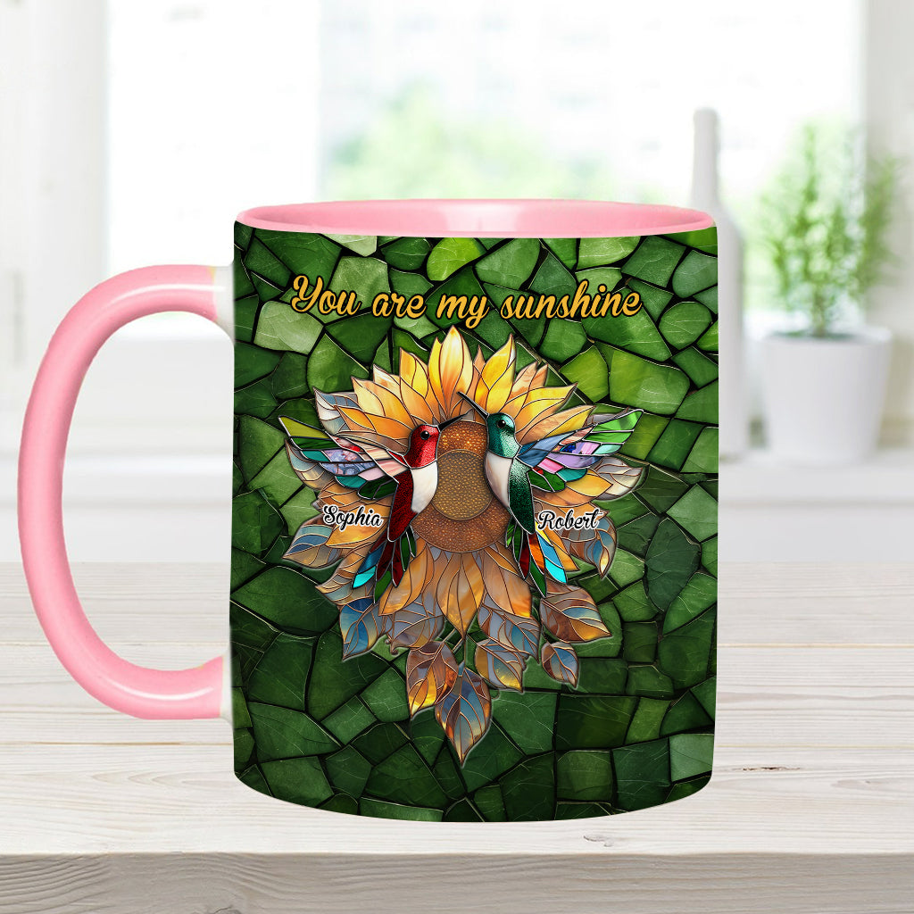 Du bist mein Sonnenschein – Personalisierte Tasse für Paare