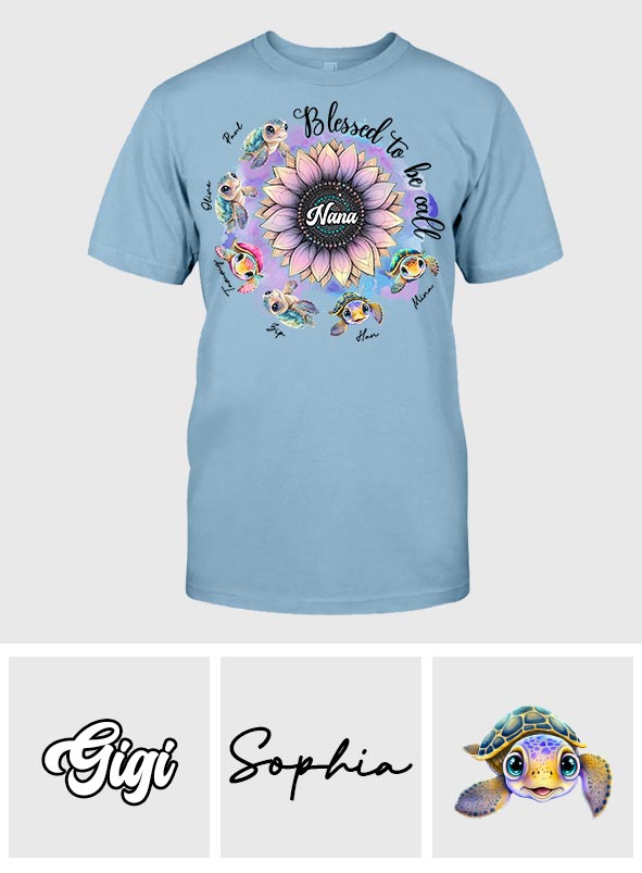 Gesegnet, Oma genannt zu werden – Personalisiertes Oma-T-Shirt und Hoodie