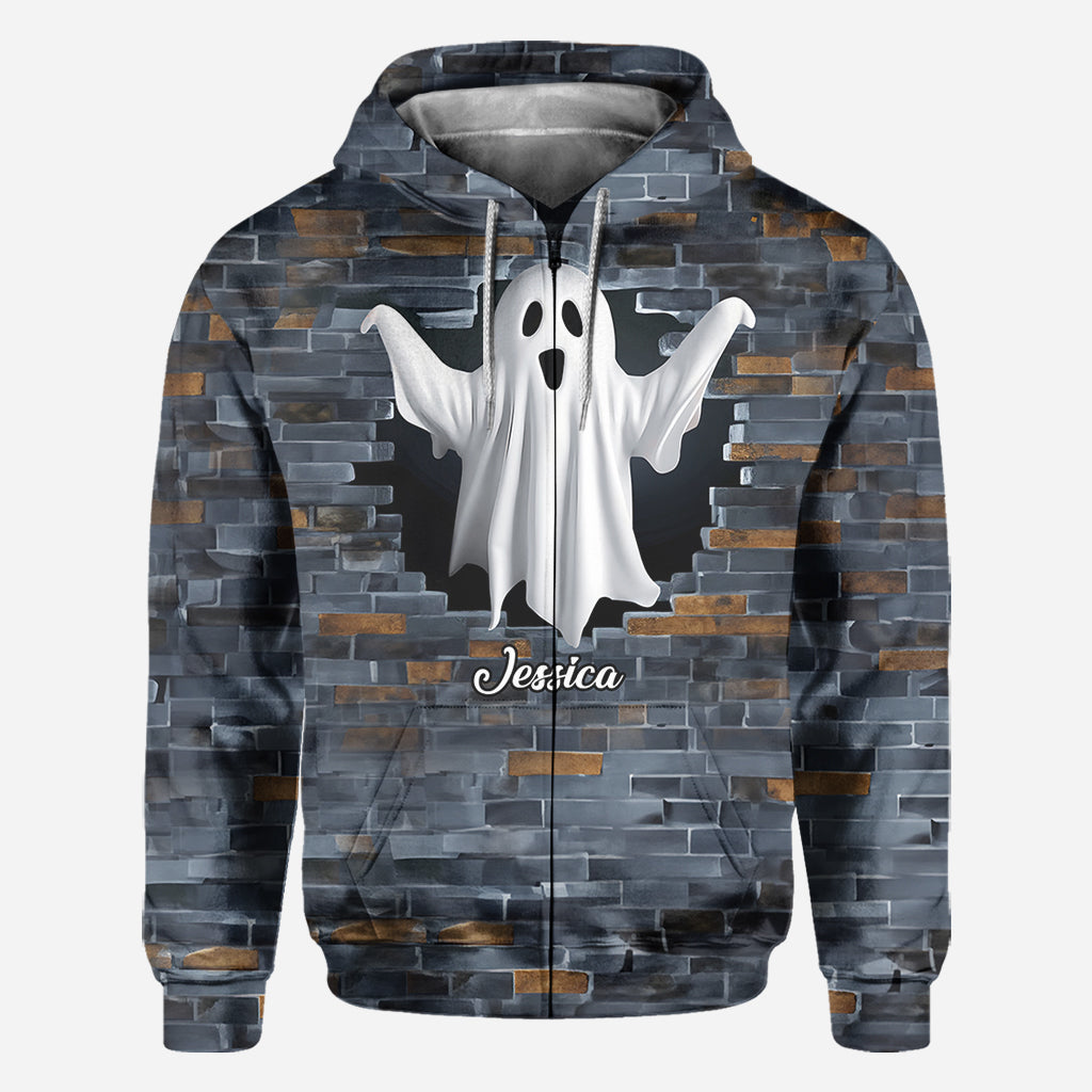 Lustiges Geisterpaar - Personalisiertes T-Shirt mit Pärchenmotiv