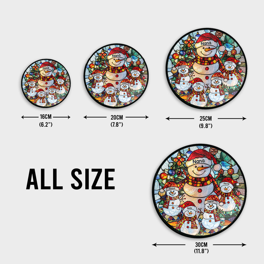 Gesegnet, Oma genannt zu werden – Personalisierter Oma-Glas-Sonnenfänger