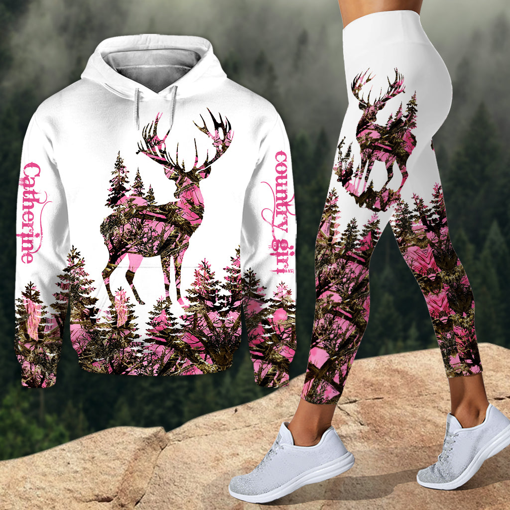 Country Girl - Personalized Hunting Hoodie and Leggings