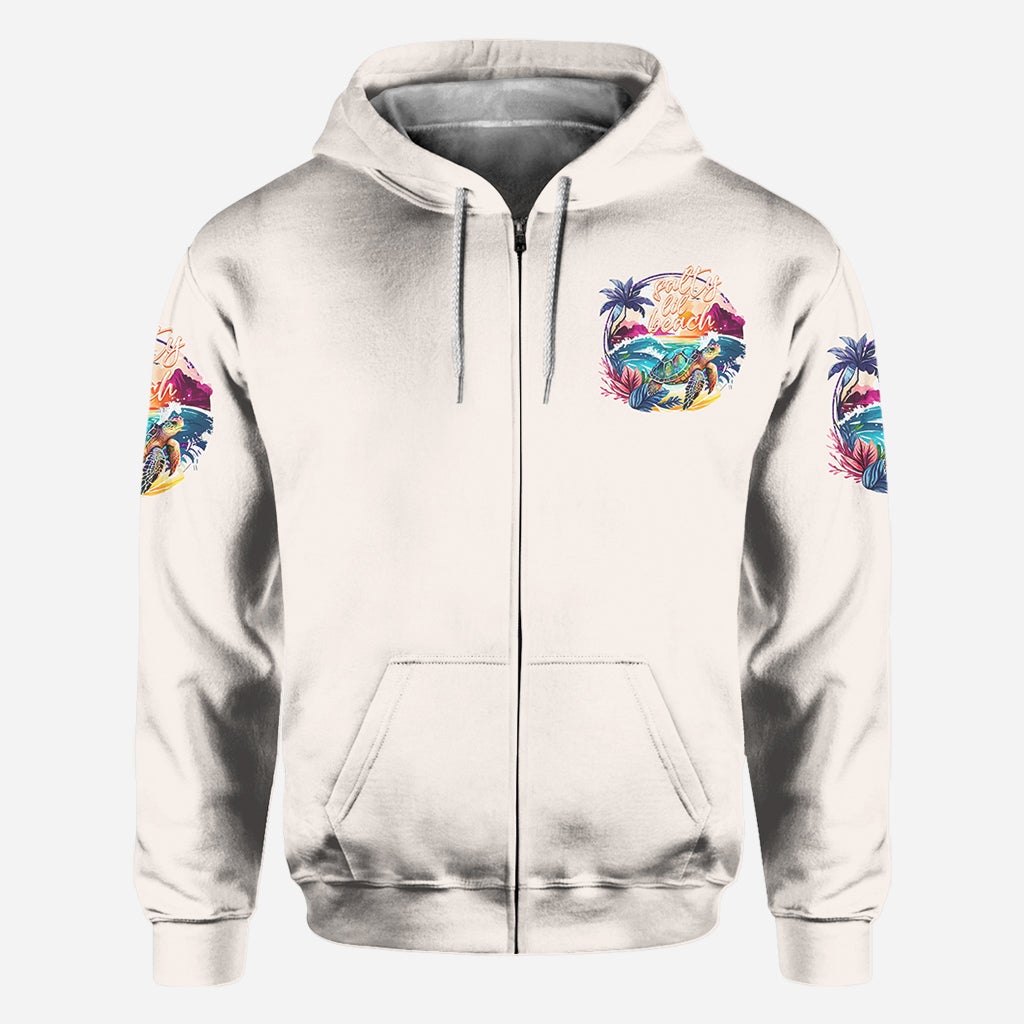 Salty Lil' Beach - Personalisiertes Schildkröten-Shirt