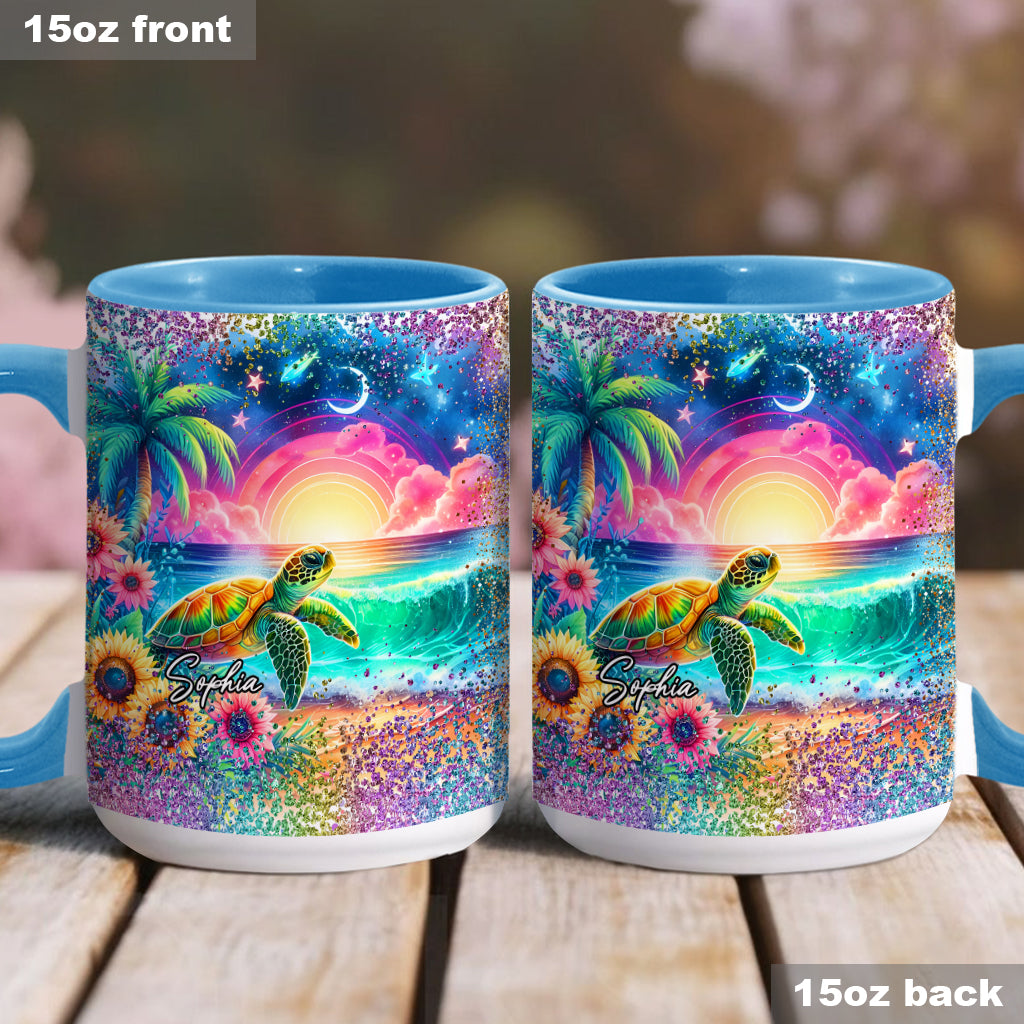 Love Turtles - Personalized Turtle Accent Mug