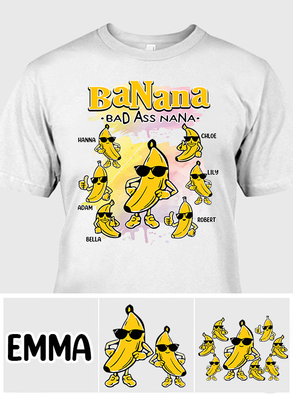 Banana Nana – Personalisiertes Oma-T-Shirt und Hoodie