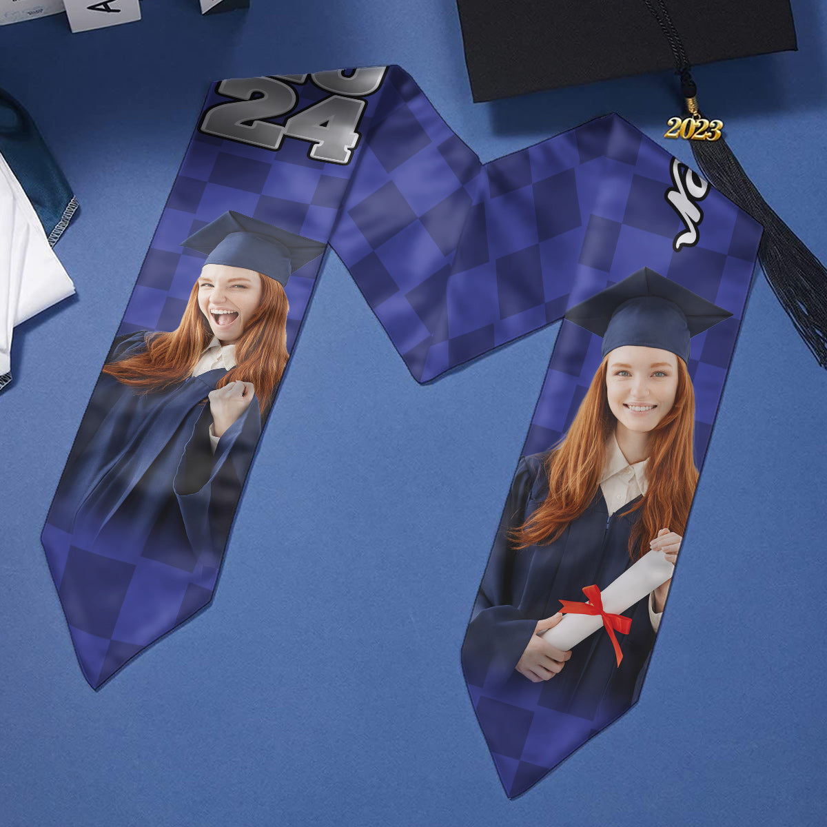 Personalisierte Abschlussstola mit Foto 