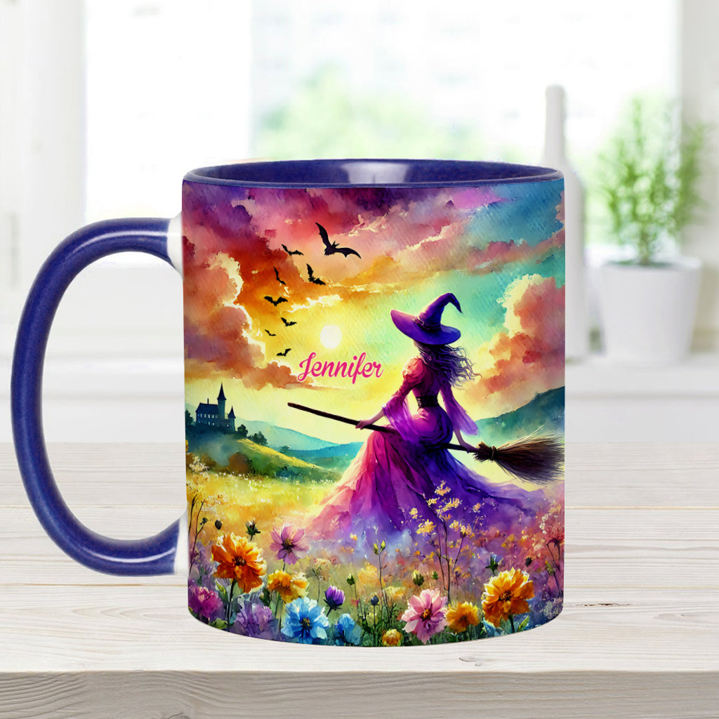Wunderschöne Hexe – Personalisierte Tasse mit Hexenmotiv