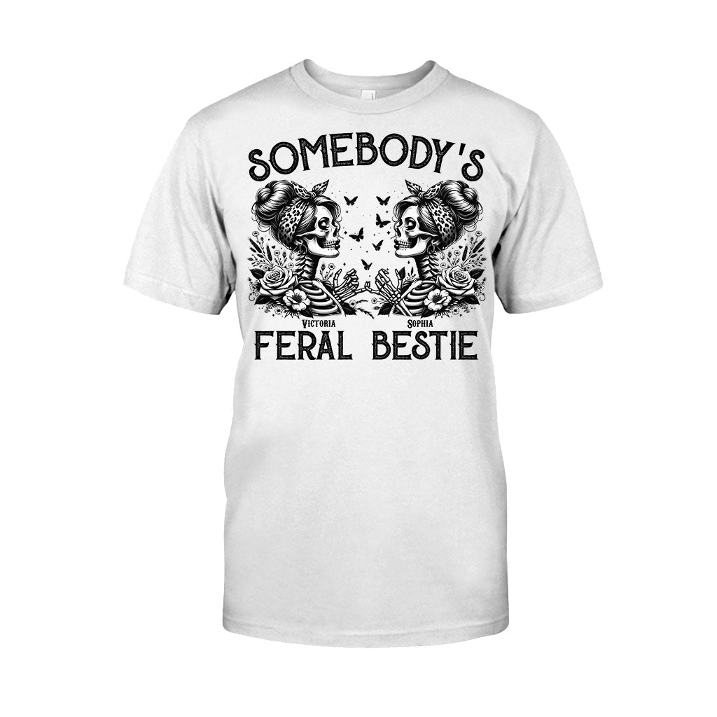 Gruselige beste Freundinnen für immer – Personalisiertes T-Shirt und Hoodie für beste Freundinnen