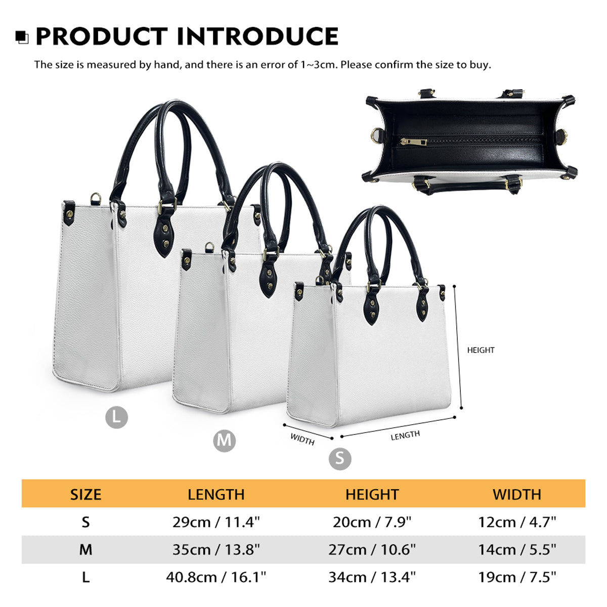 Eine kleine Hexe – personalisierte Lederhandtasche