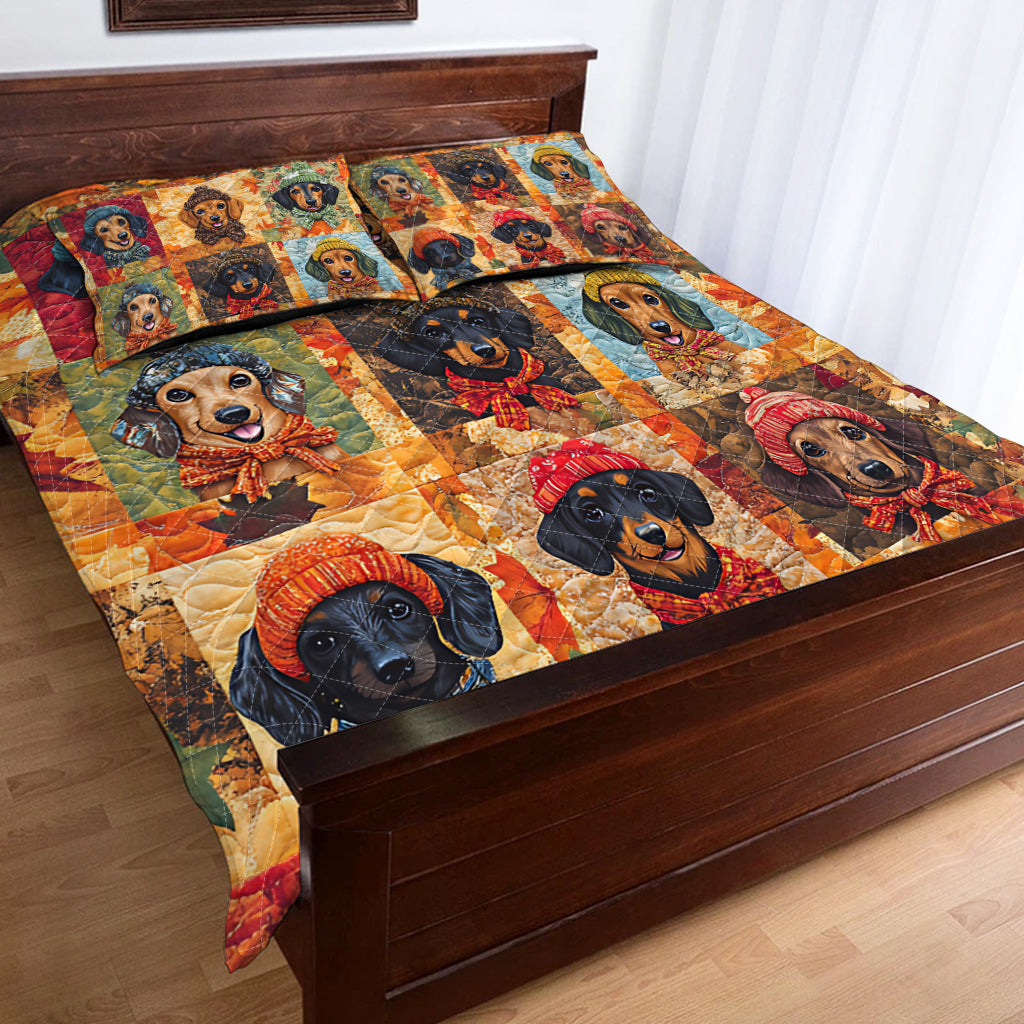 Hallo Herbst – Dackel-Quiltset