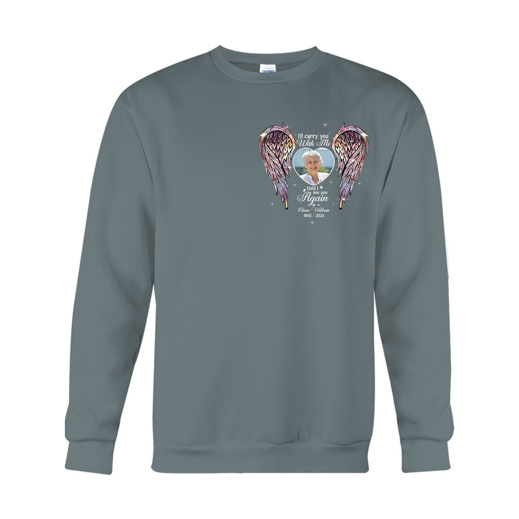 Gedenkflügel – Deine Flügel waren bereit, aber mein Herz nicht – Personalisiertes Gedenk-T-Shirt und Hoodie