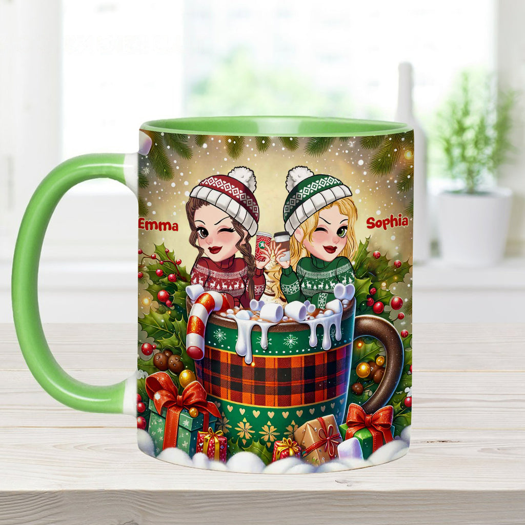 Badass Bitches - Personalized Bestie Accent Mug