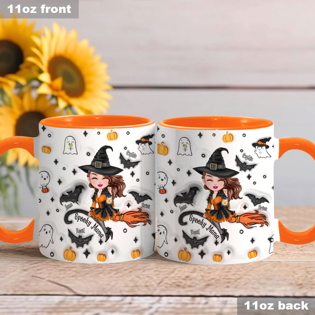 Gruselige Mama - Personalisierte Tasse mit Muttermotiv