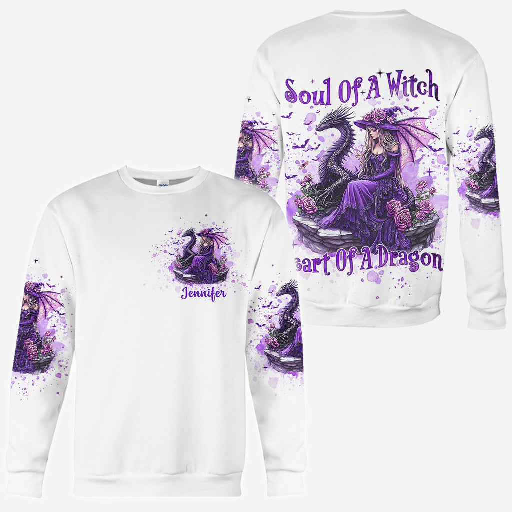Seele einer Hexe, Herz eines Drachen – Personalisiertes Hexen-Shirt