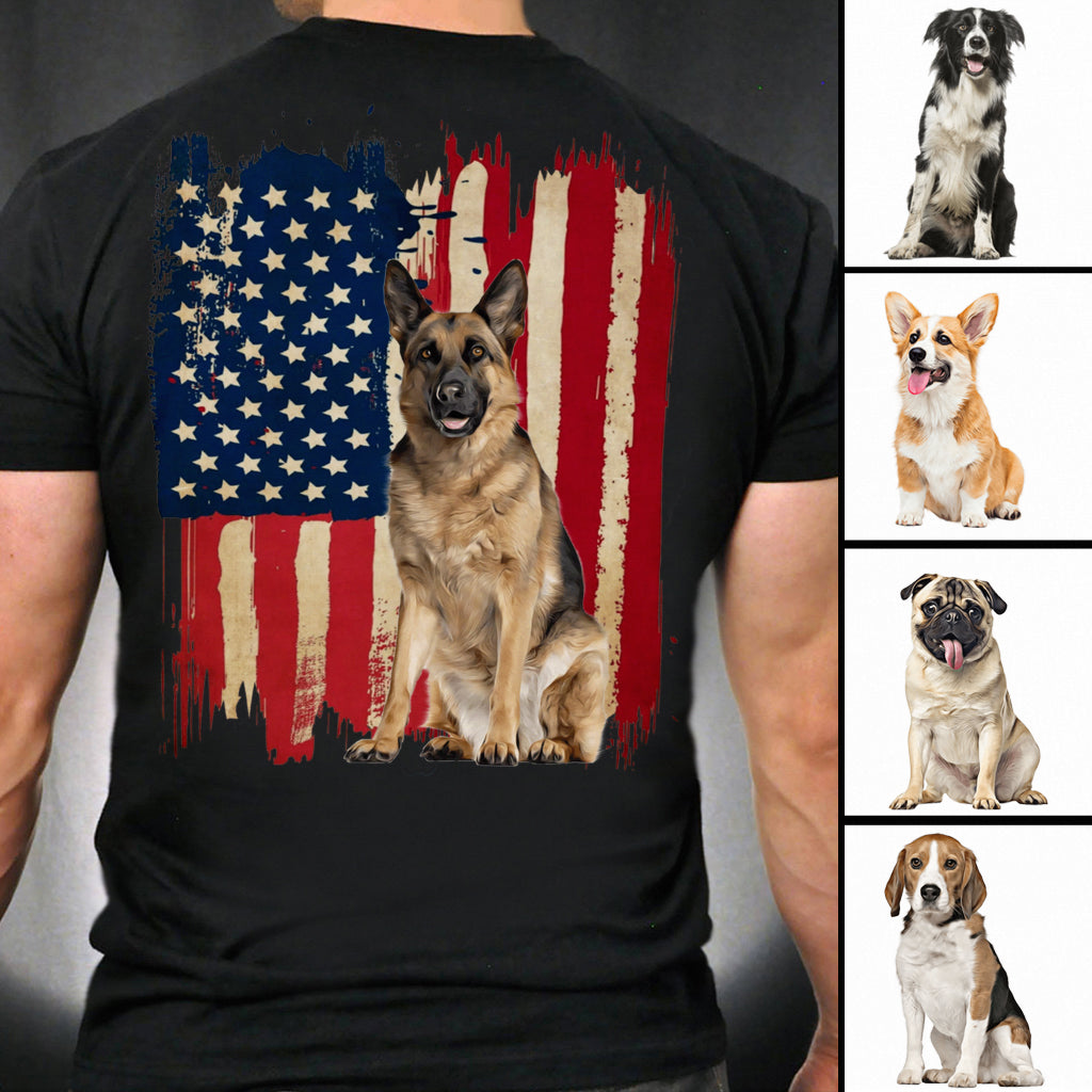 Welpenflagge – Personalisiertes Hunde-T-Shirt und Hoodie