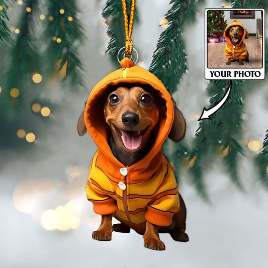 I Love My Dogs - Personalized Dog Custom Shaped Ornament