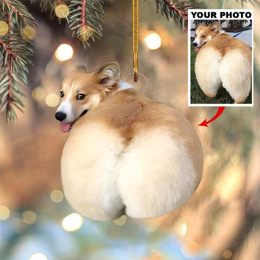 Any Photo Ornament - Personalized Dog Custom Shaped Ornament