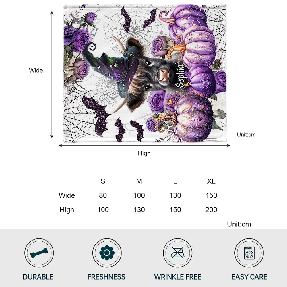 A Little Witch - Personalized Blanket