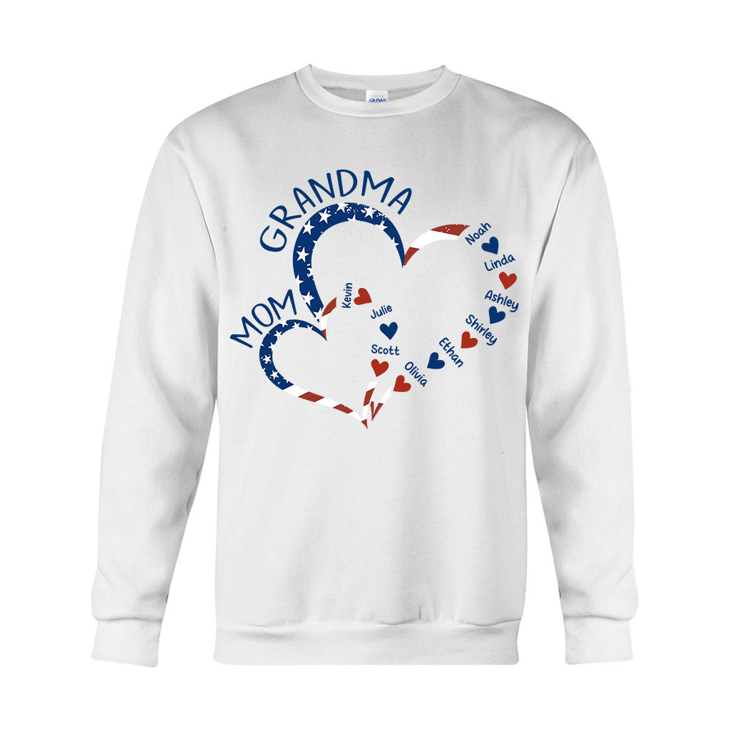 Erst Mama, jetzt Oma – Personalisiertes Oma-T-Shirt und Hoodie