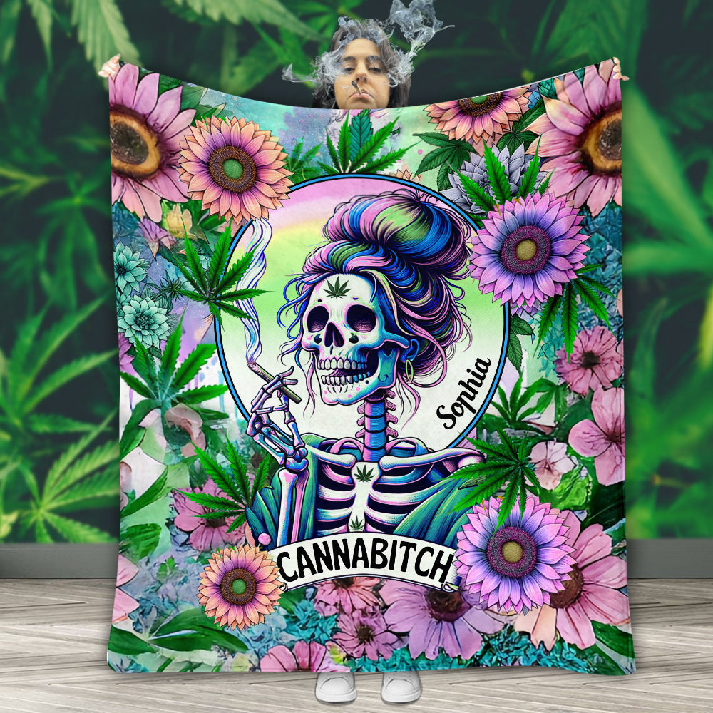 Cannabitch - Personalized Weed Blanket