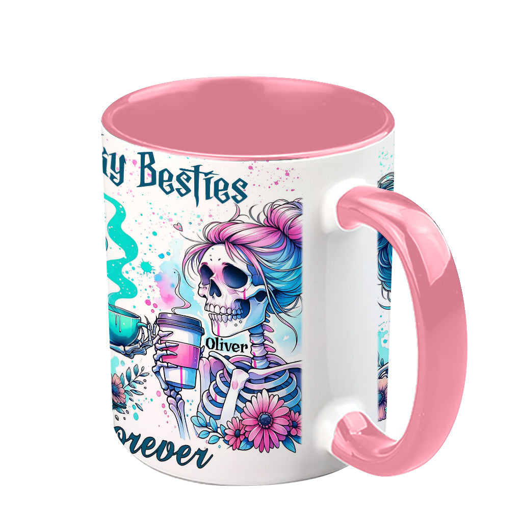 Spooky Besties Forever - Personalized Bestie Accent Mug