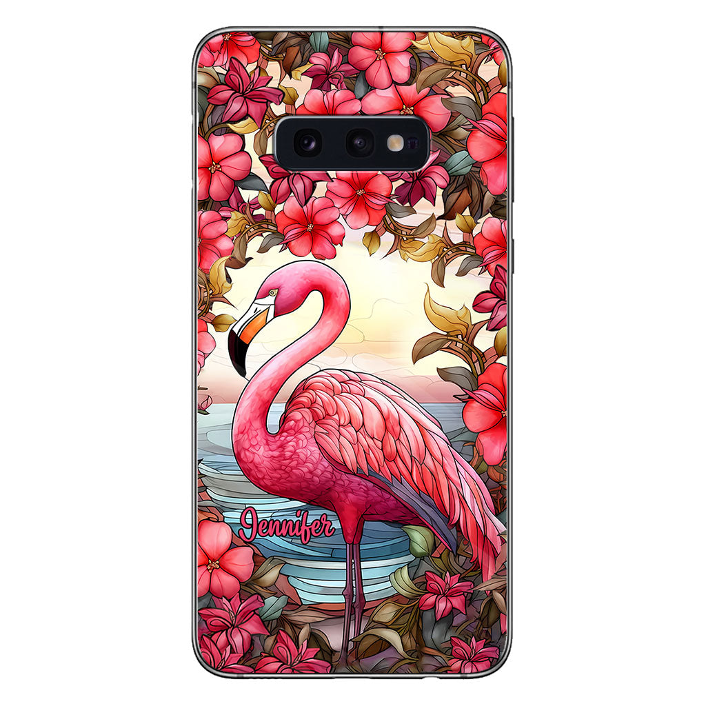 Flamingos lieben – Personalisierte Flamingo-Handyhülle