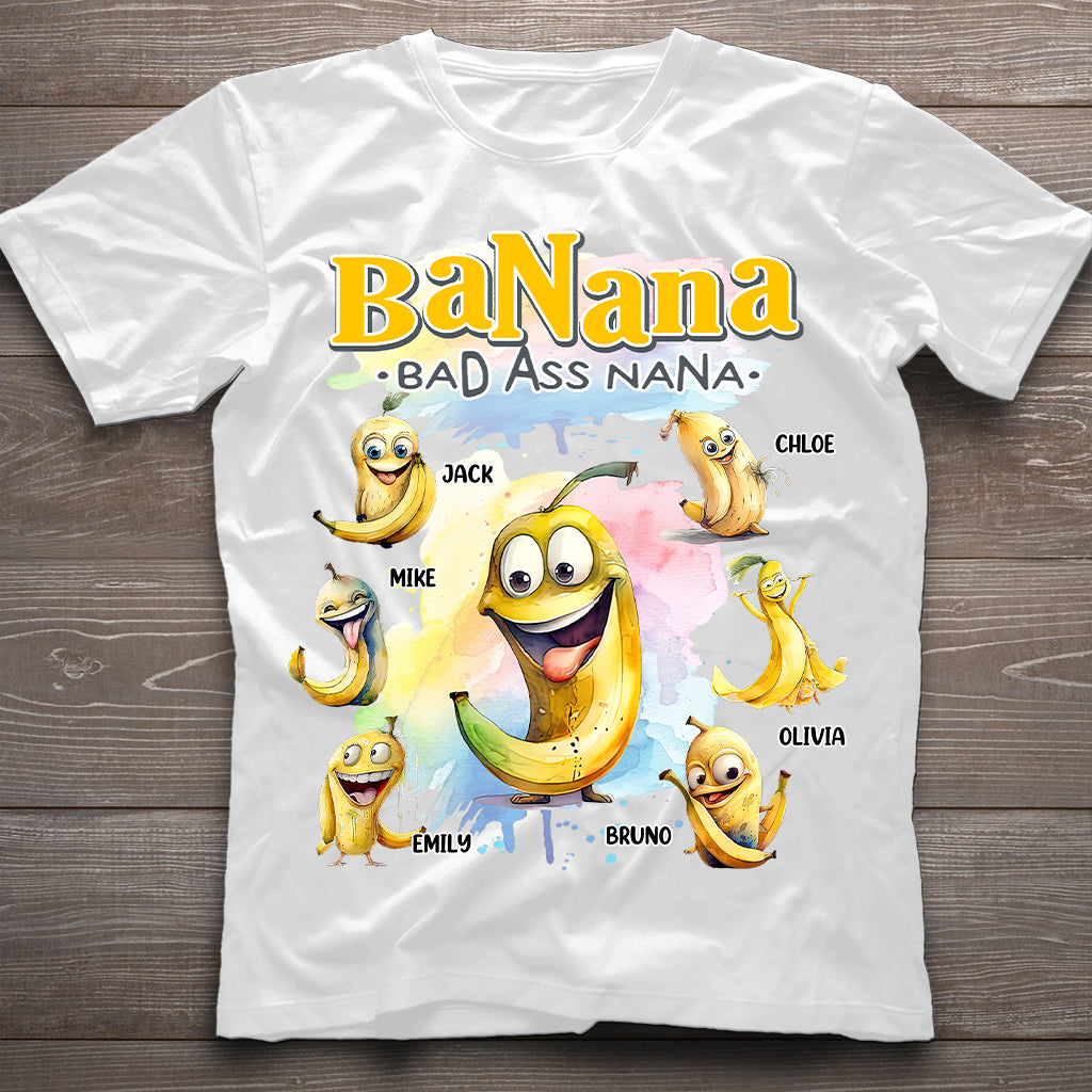 Bananen-Oma – Personalisiertes Oma-T-Shirt und Hoodie