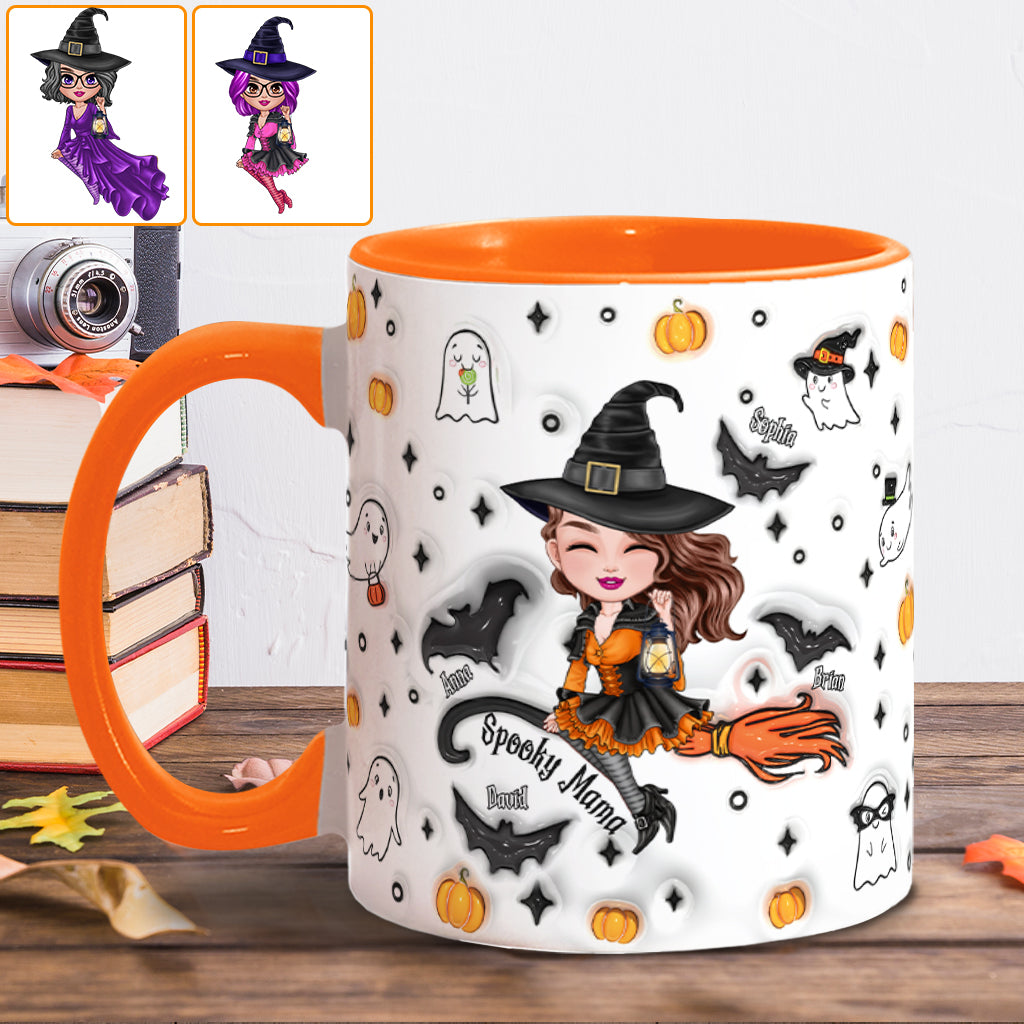Gruselige Mama - Personalisierte Tasse mit Muttermotiv