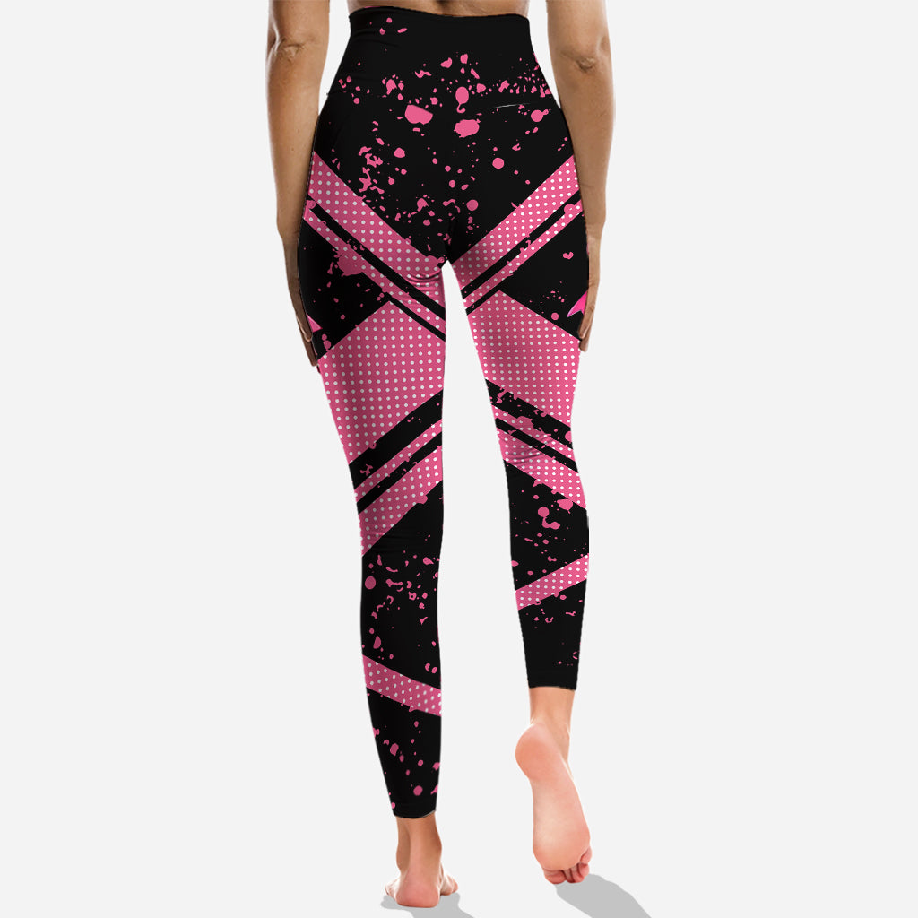 In October We Wear Pink Breast Cancer Awareness Hoodie and Leggings